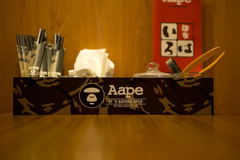 Ramen Iroha x AAPE by A Bathing Ape 期間限定拉麵店