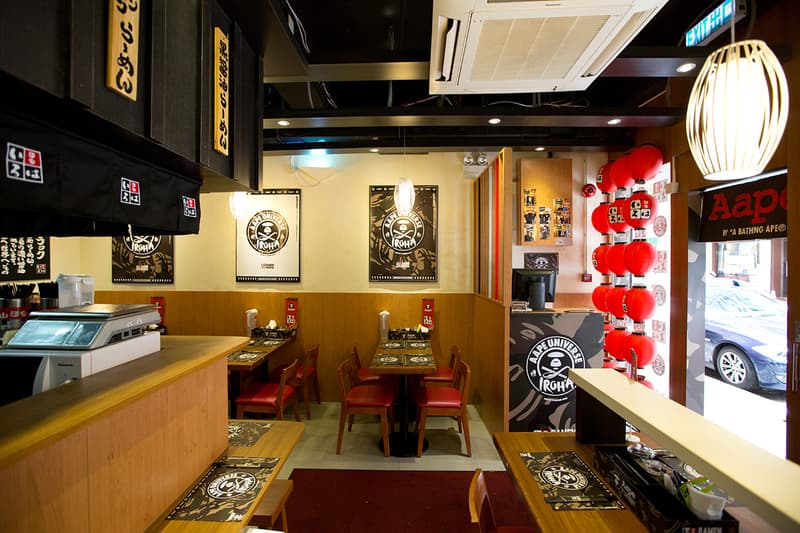Ramen Iroha x AAPE by A Bathing Ape 期間限定拉麵店