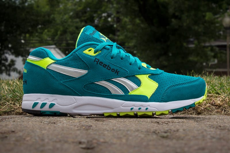 Reebok 2013 秋季 Inferno Teal/Neon Yellow 配色