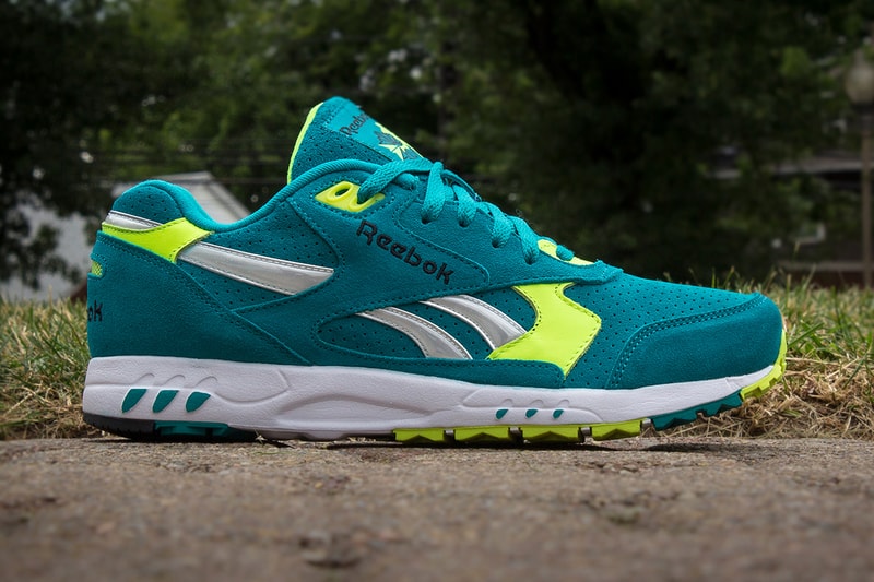 Reebok 2013 秋季 Inferno Teal/Neon Yellow 配色