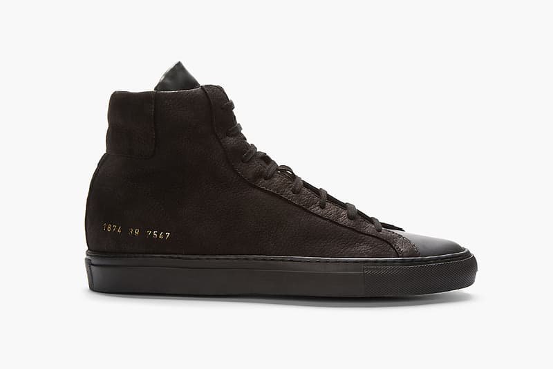 Robert Geller x Common Projects 聯名高筒鞋款