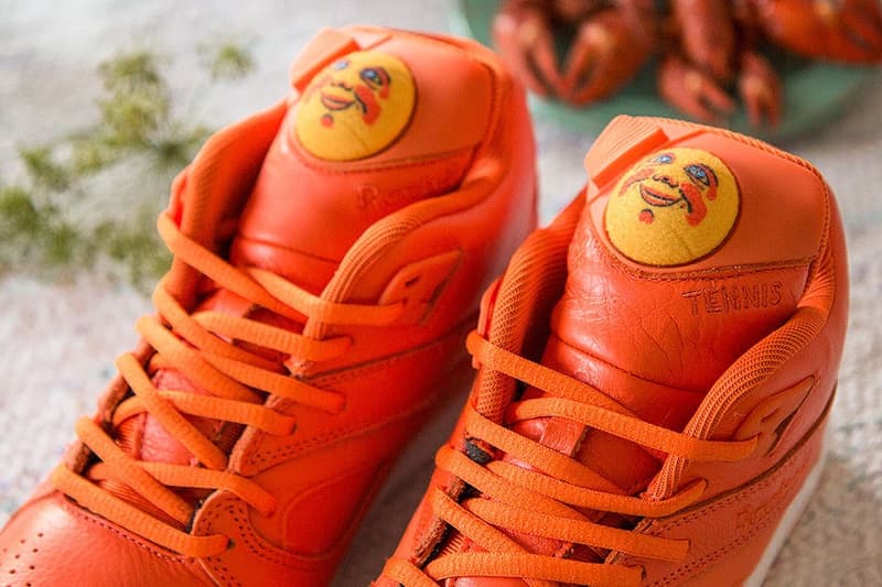 Sneakersnstuff x Reebok Court Victory Pump “Crayfish Party” 聯名鞋款