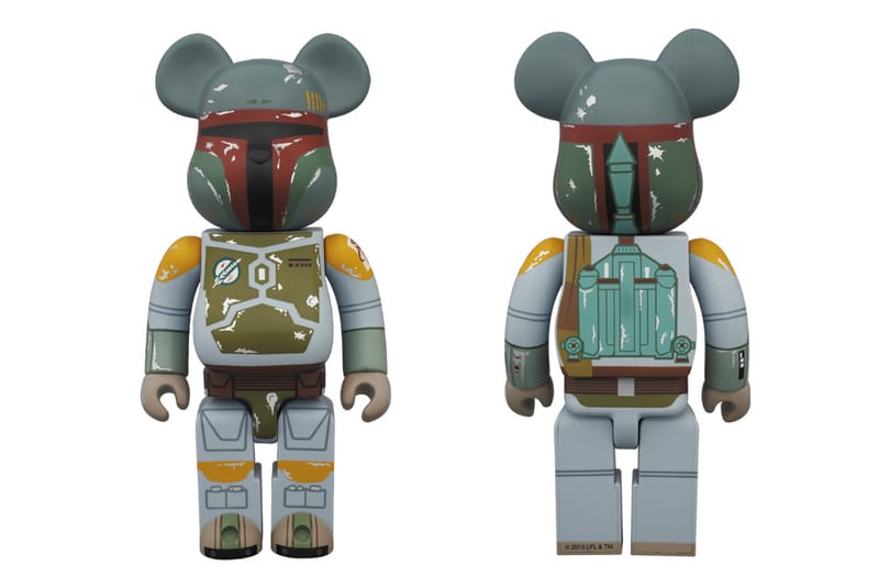 Star Wars x Medicom Toy 400% Boba Fett Bearbrick 限量聯名玩偶