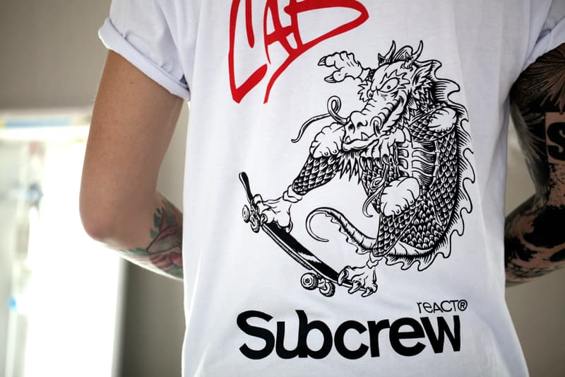Steve Caballero x Jahan Loh x Subcrew “DOUBLE DRAGON” 聯名 T 恤