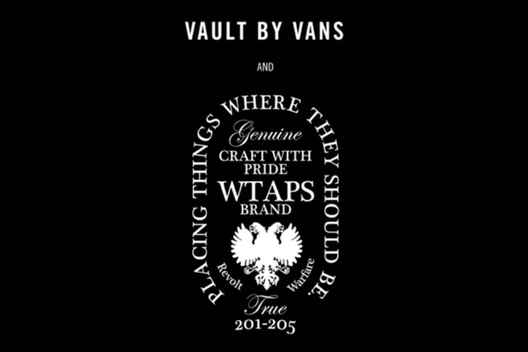 西山徹親自解構 WTAPS x Vans Vault 2013 聯名系列