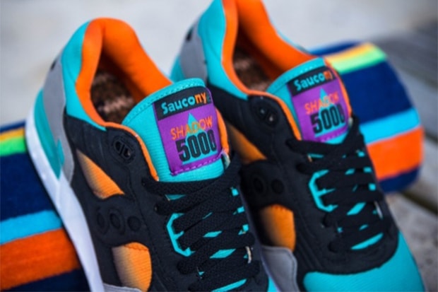 WEST NYC x Saucony Shadow 5000「Tequila Sunrise」聯乘鞋款