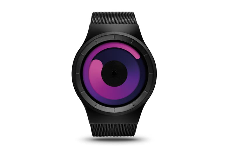 ZIIIRO Mercury Black-Purple Watch 概念腕錶