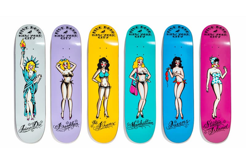 5BORONYC x Smith St Tattoo Parlour 「Pin Up」 聯名系列