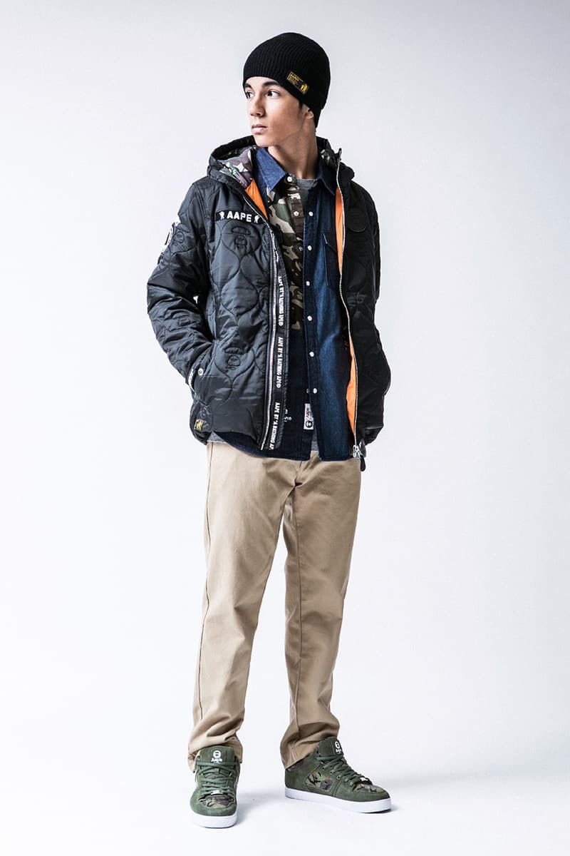 AAPE by A Bathing Ape 2013 秋冬造型搭配 Lookbook
