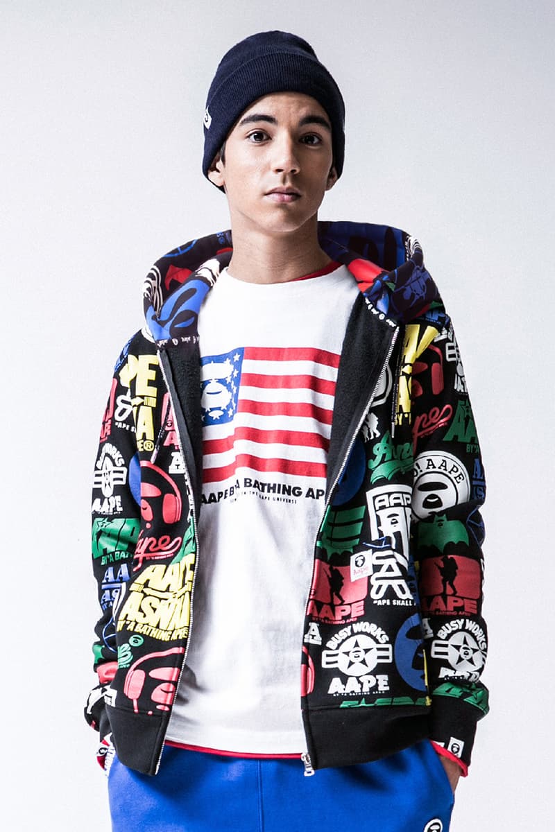 AAPE by A Bathing Ape 2013 秋冬造型搭配 Lookbook