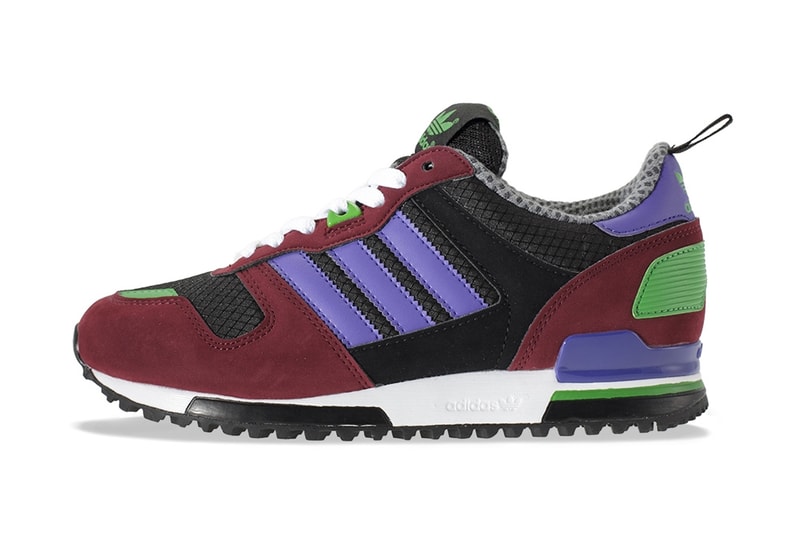 adidas Originals ZX700 Black/Purple/Maroon 配色