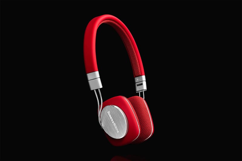 Bowers & Wilkins P3 Headphones 亮紅配色便攜式耳機