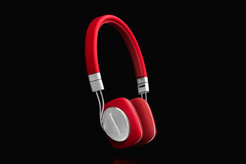 Bowers & Wilkins P3 Headphones 亮紅配色便攜式耳機