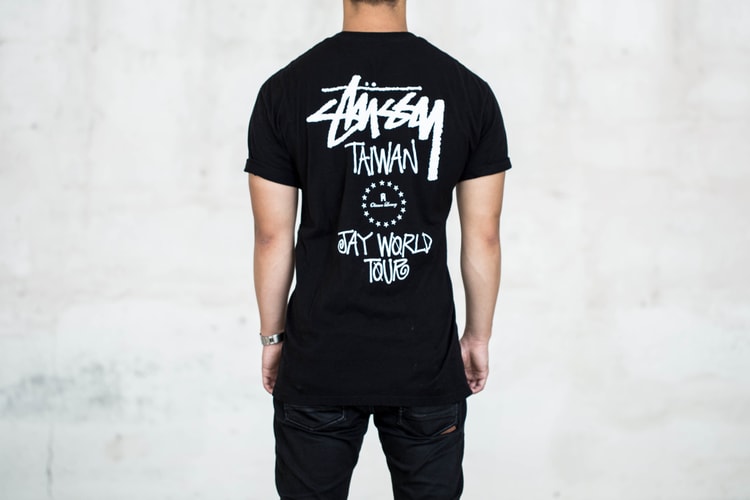 周杰倫 x PHANTACi x Stussy「OPUS World Tour」聯名限量 T-Shirt