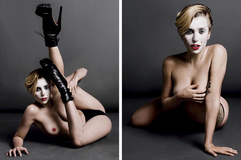 Lady Gaga 裸身入鏡爲《V Magazine》第 85 期拍攝造型特輯