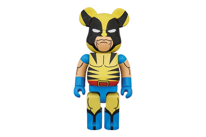 Marvel x Medicom Toy 400% Wolverine Bearbrick 聯名限量玩偶