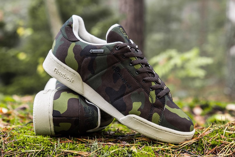 Sneakersnstuff x Reebok NPC II GORE-TEX 聯名迷彩鞋款