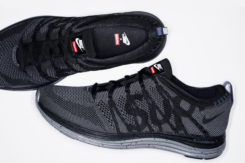 Supreme x Nike Flyknit Lunar 1+ 聯名跑鞋