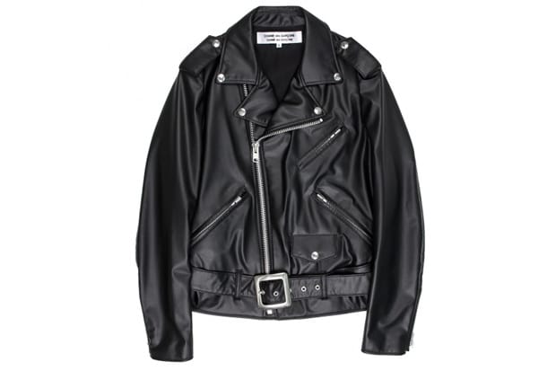 COMME des GARÇONS 皮革機車夾克