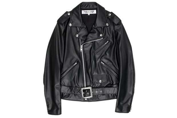 COMME des GARÇONS 皮革機車夾克