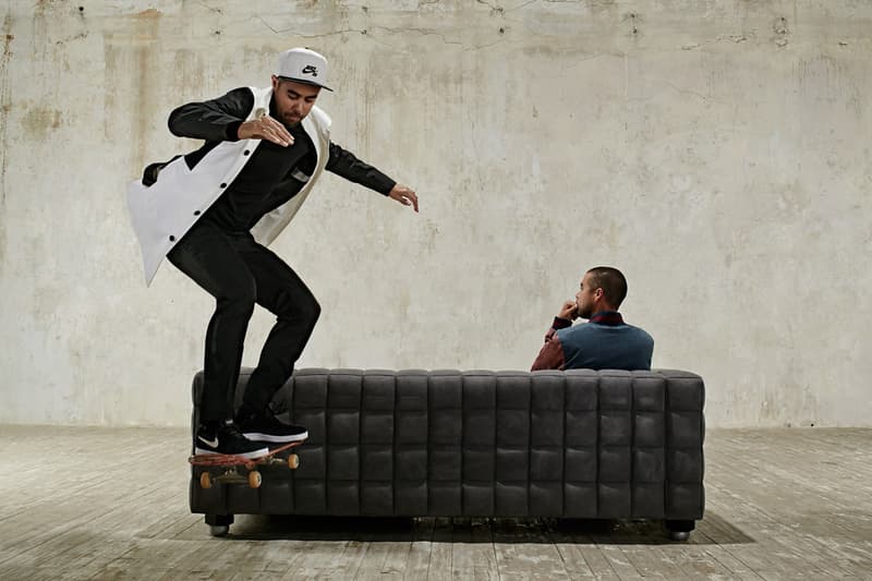 Eric Koston 為俄羅斯版《Esquire》拍攝「Flying Pizza」造型特輯
