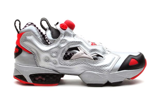 Reebok Pump Fury Silver/Black/Red 配色