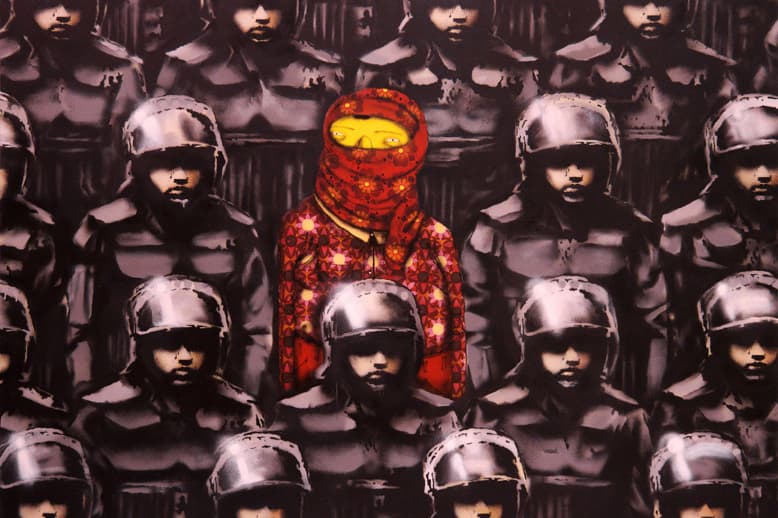 Banksy 與 Os Gemeos 合作打造藝術企劃「Better Out Than In」最新作品