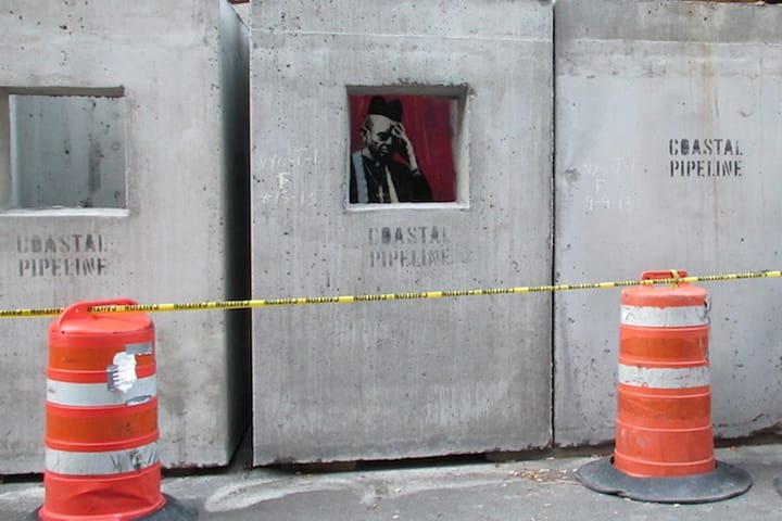 Banksy 紐約街頭新作品「Concrete Confessional」