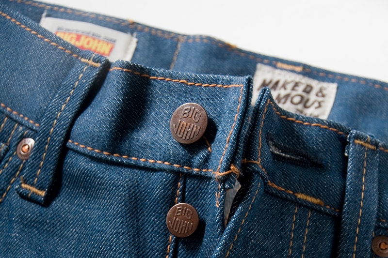 Big John x Rockin’ Jelly Bean x Naked &amp; Famous Denim 聯名限量牛仔褲