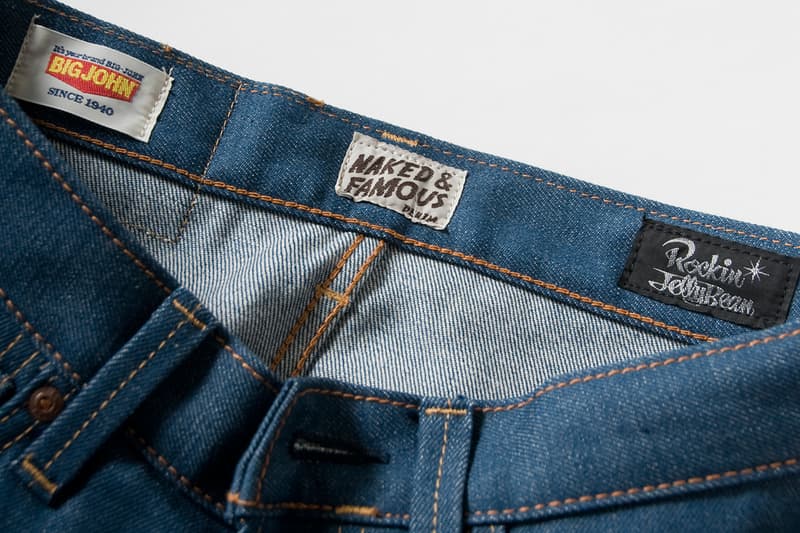Big John x Rockin’ Jelly Bean x Naked &amp; Famous Denim 聯名限量牛仔褲