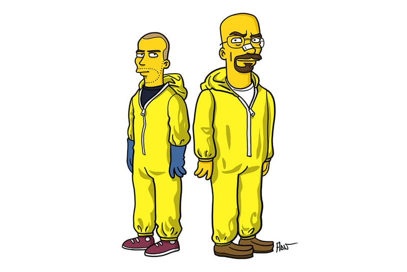 Adrien Noterdaem 改造《Breaking Bad》的人物形象