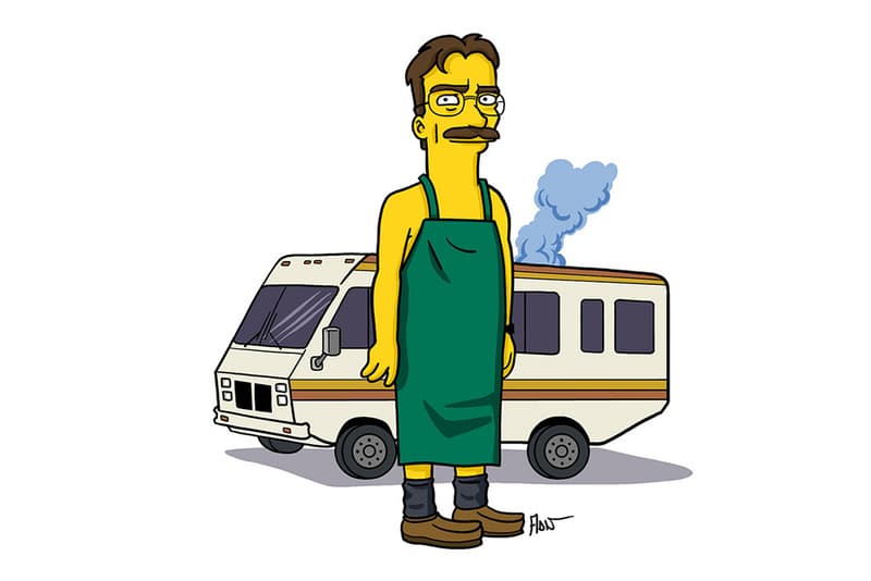 Adrien Noterdaem 改造《Breaking Bad》的人物形象