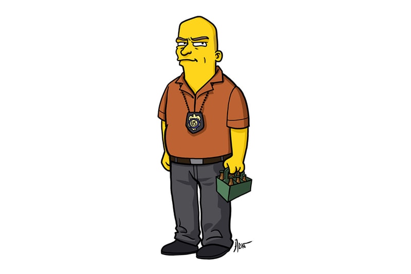 Adrien Noterdaem 改造《Breaking Bad》的人物形象