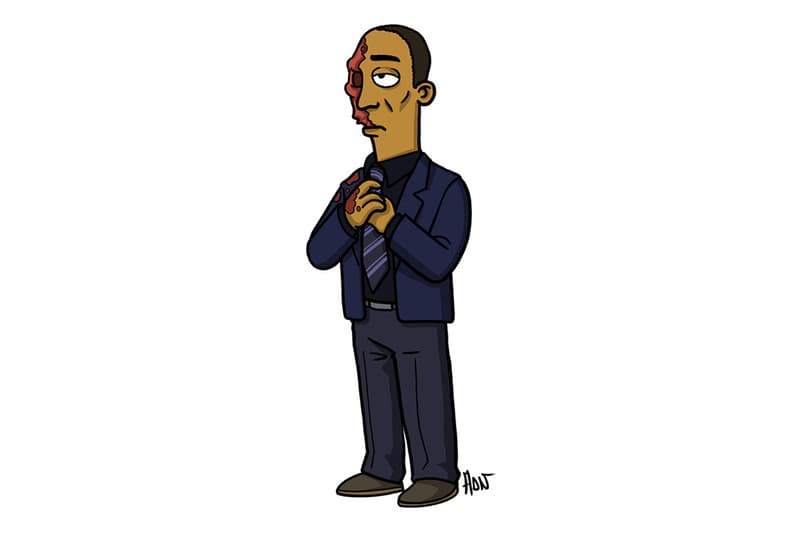 Adrien Noterdaem 改造《Breaking Bad》的人物形象