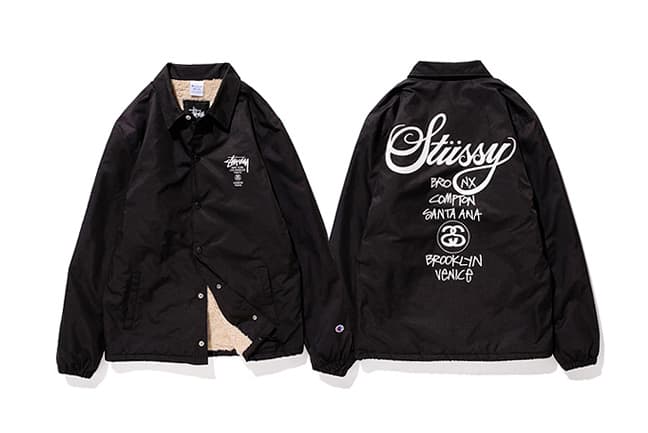 Champion x Stussy「WT Nylon」運動夾克