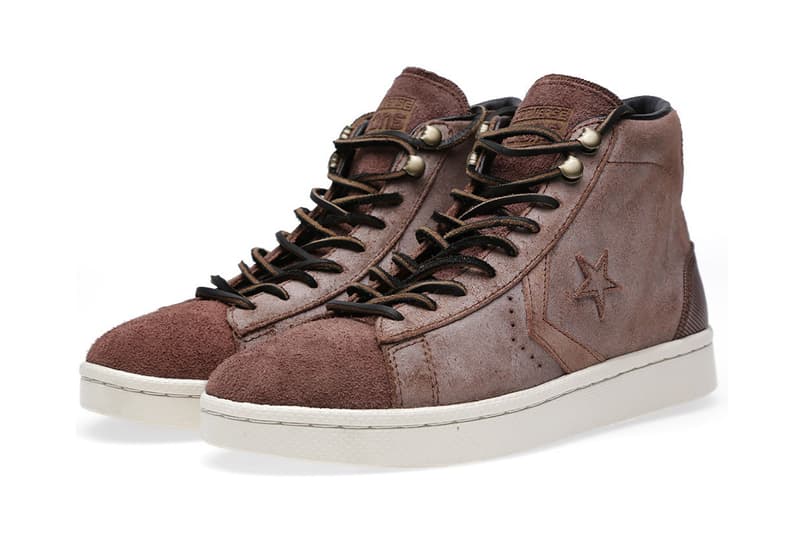 Converse First String Pro Leather Mid Zip「Pine Cone」系列鞋款