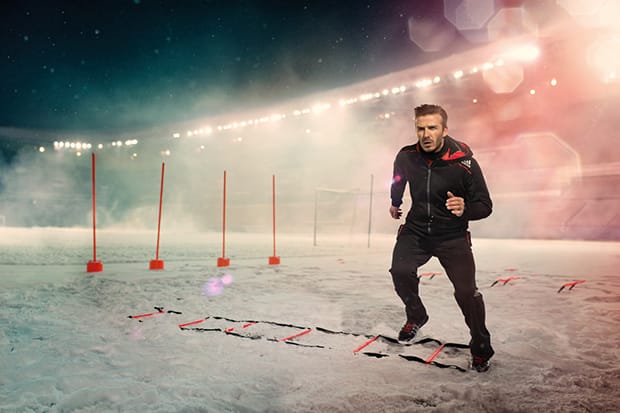 David Beckham 助陣 adidas ClimaWARM+ 系列宣傳廣告