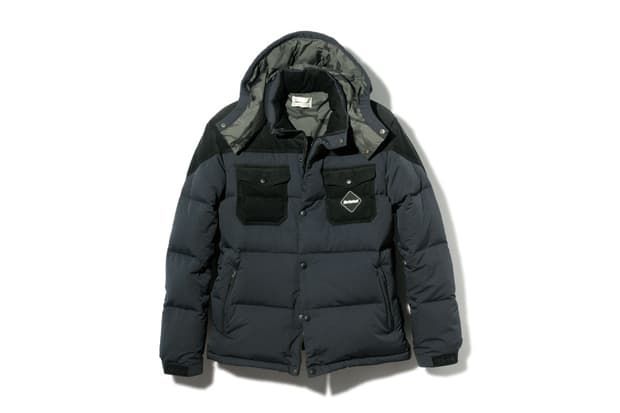 F.C.R.B. Fabric Mix Down Jacket 羽絨夾克