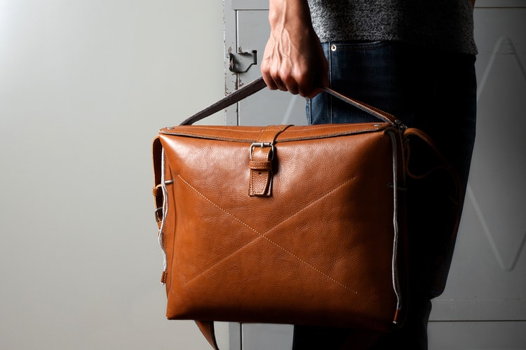 hard graft Work Satchel 皮製肩背包