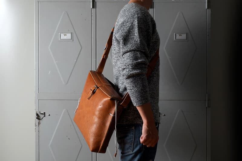 hard graft Work Satchel 皮製肩背包