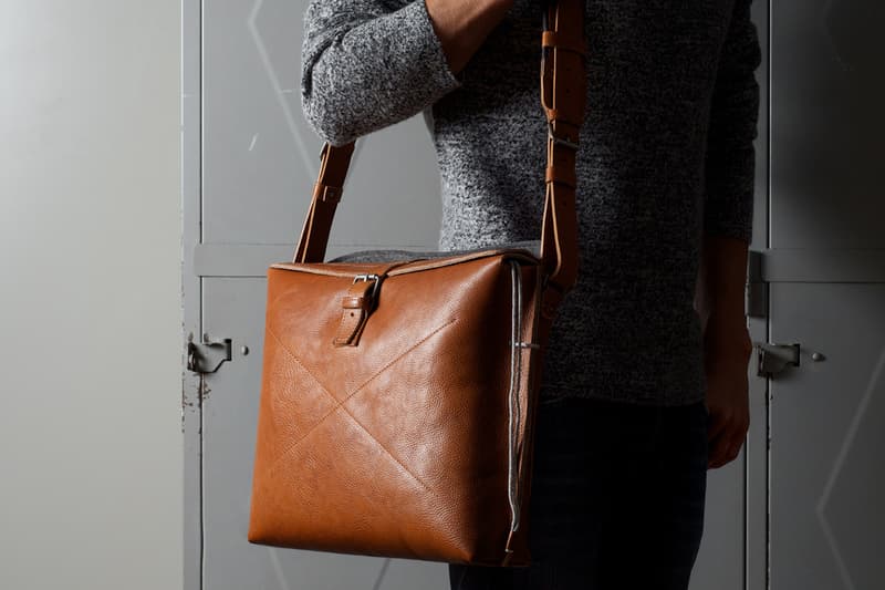 hard graft Work Satchel 皮製肩背包