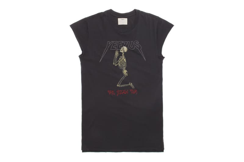 美國藝術家 Wes-Lang 為 Kanye West 巡演設計別注紀念 T-Shirt