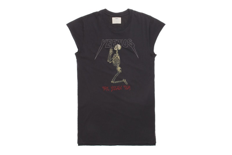 美國藝術家 Wes-Lang 為 Kanye West 巡演設計別注紀念 T-Shirt