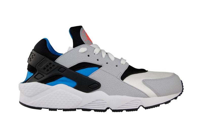 Nike Air Huarache White/Wolf Grey-Blue Hero 配色