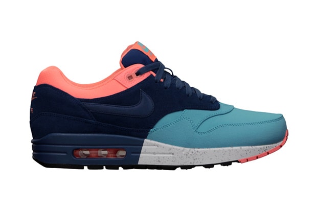 Nike Air Max 1 PRM Gamma Blue/Brave Blue/Atomic Pink 配色