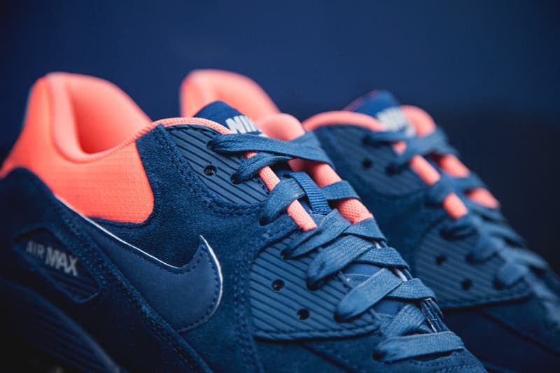 Nike Air Max 90 PRM Brave Blue/Atomic Pink 配色