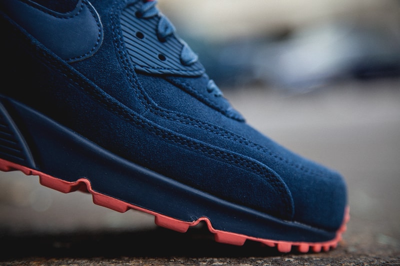 Nike Air Max 90 PRM Brave Blue/Atomic Pink 配色