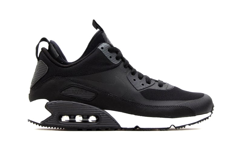 Nike Air Max 90 Sneakerboot Black/Dark Charcoal/White 配色