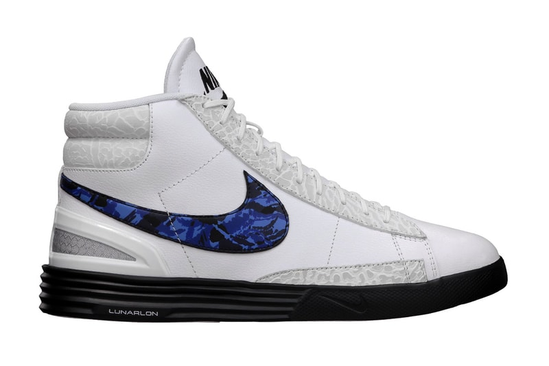 Nike Lunar Blazer White/Hyper Blue/Black 配色