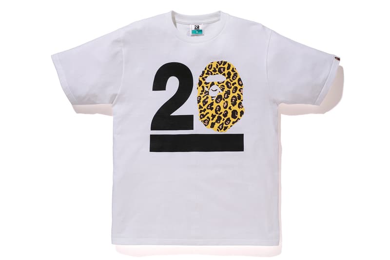 NOWHERE / A Bathing Ape 20 周年「BAPELAND CAMO」迷彩 T-Shirt 系列